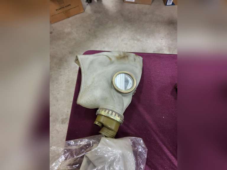 3 gas masks
