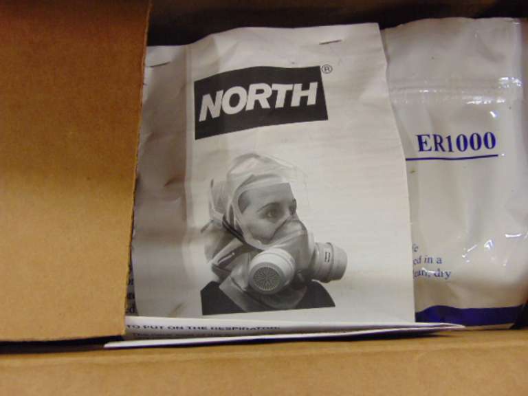2 NEW North ER1000 escape respirators