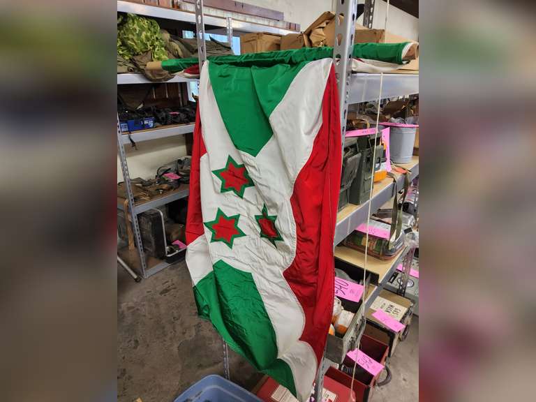National Burrundi Republic of Rayon Type II flag (NIB