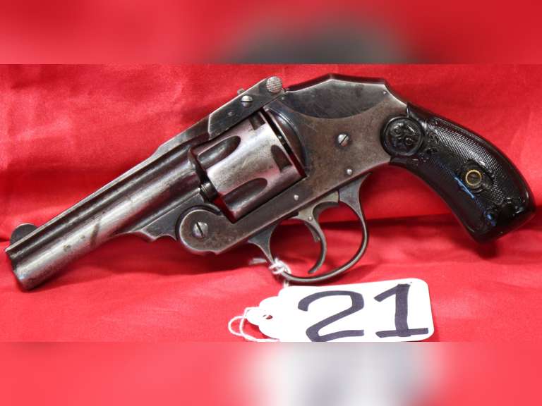 Iver Johnson Top Break, 32 revolver, hammerless, Ser#: none