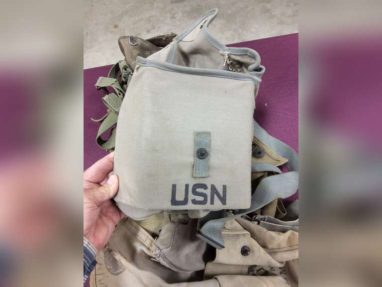 Group of empty mask bags