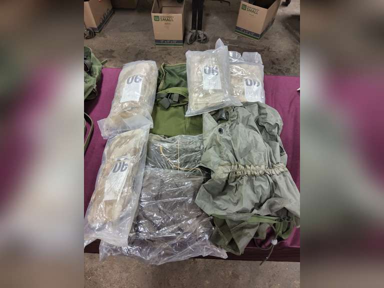 Group of various protective suits SEE PICS (2 sets are NEW camo pants/jackets)