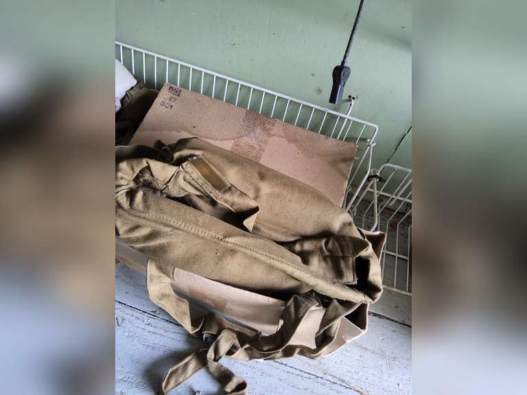 Bag for Russian gas mask & other SEE PICS