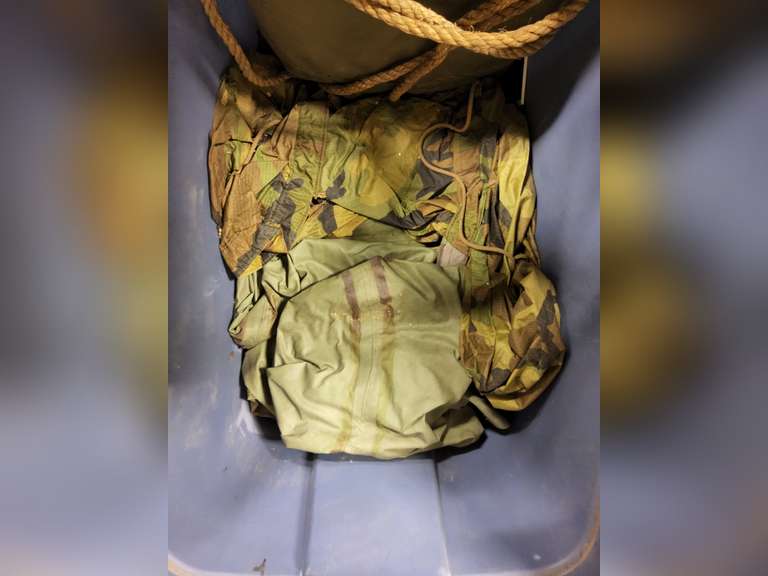 Tote with protective suit & other