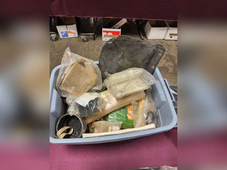 Tote misc: plastic bags, filters & other SEE PICS