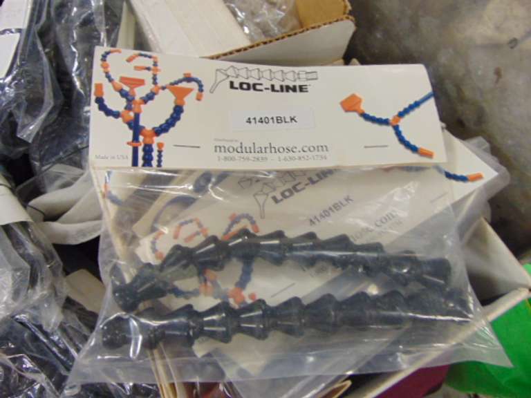 Group misc: NIP Medtronic Physio-Controls, respirators, gloves, NIP Loc-Line modular hose pieces & other