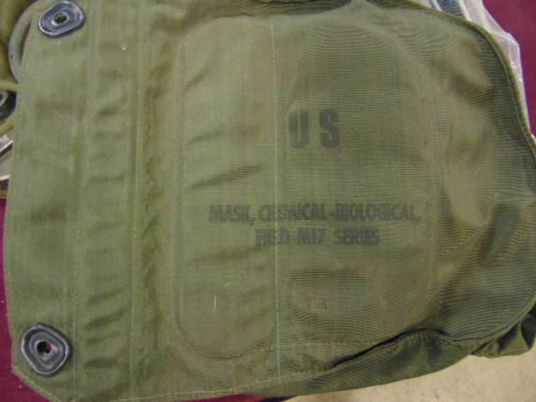 Group of Gas mask parts, mask, protective hoods & other SEE PICS