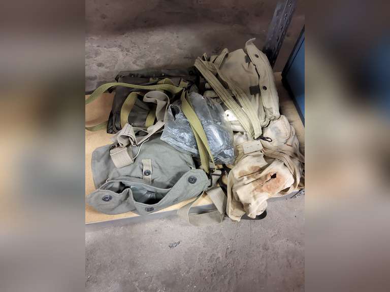 Group of various gas masks SEE PICS