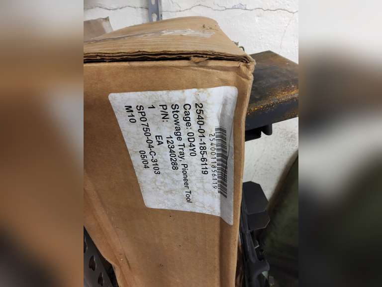 Pioneer Tool Stowage tray & other