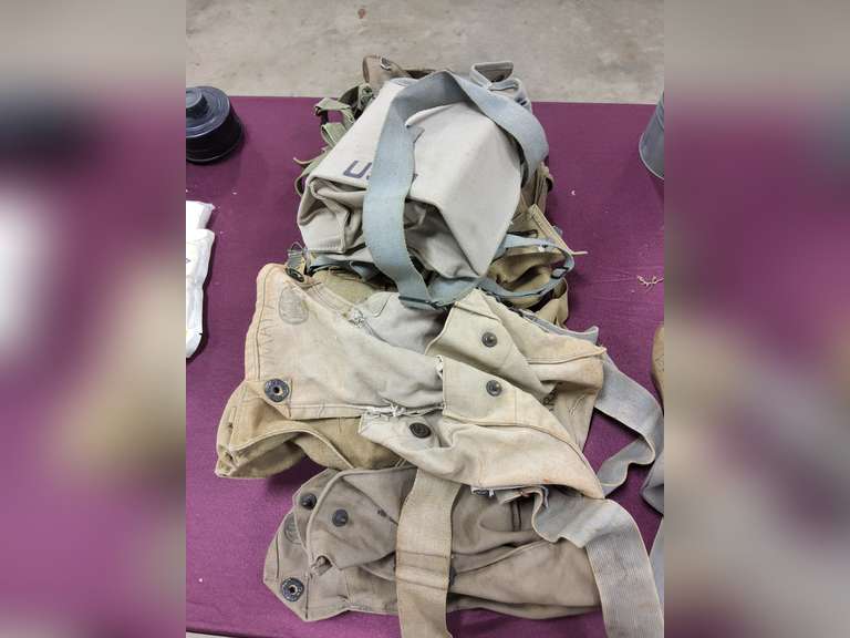 Group of empty mask bags