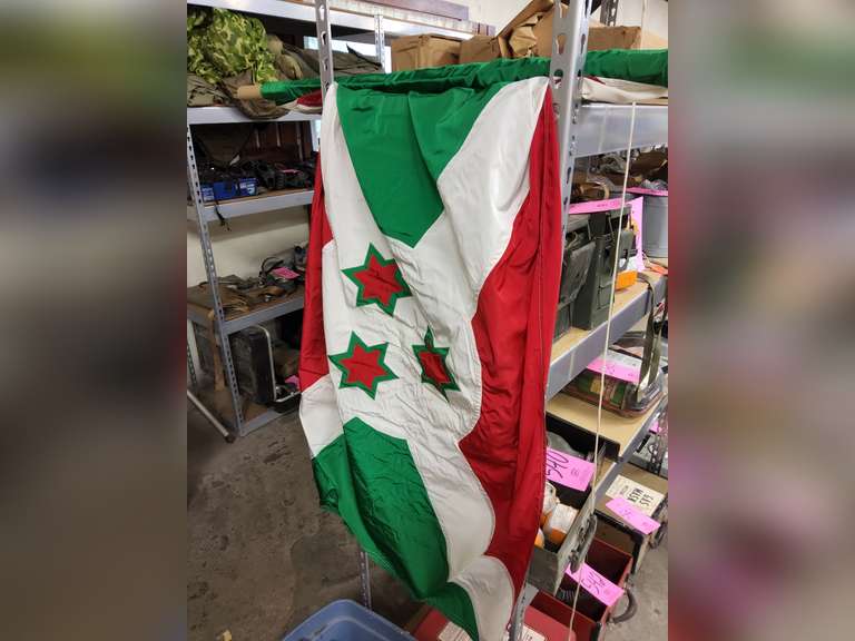 National Burrundi Republic of Rayon Type II flag (NIB