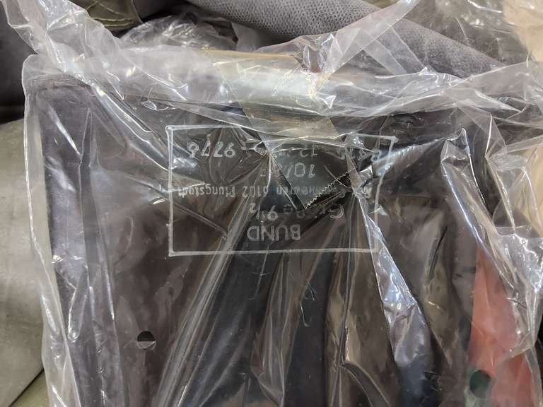 Protective suit in bag, gloves, boots & other