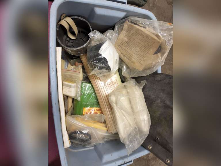 Tote misc: plastic bags, filters & other SEE PICS