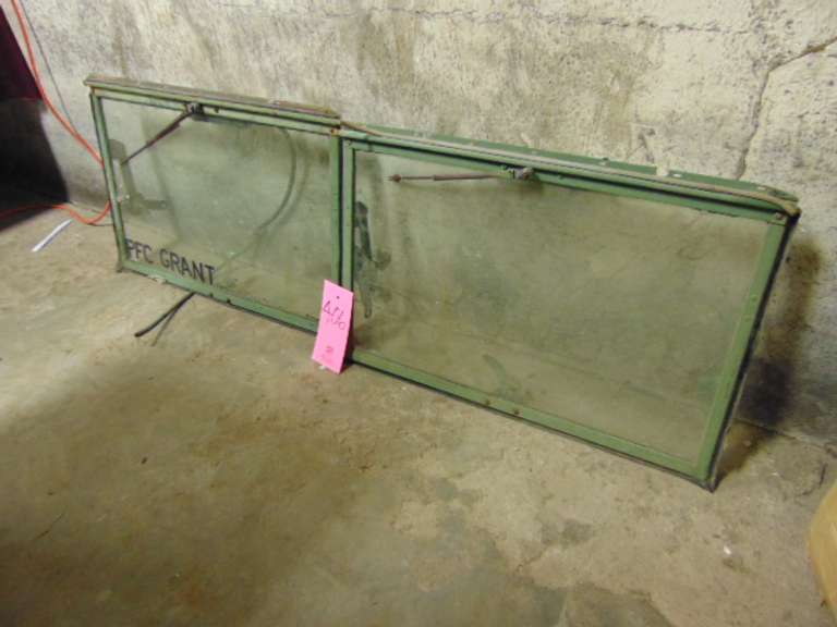 2 Military vehicle windshields