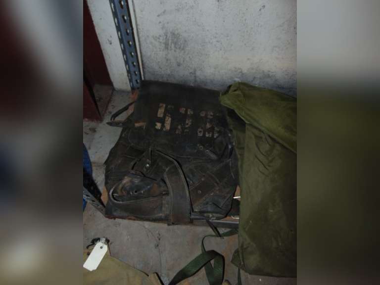 Group of empty bags & other