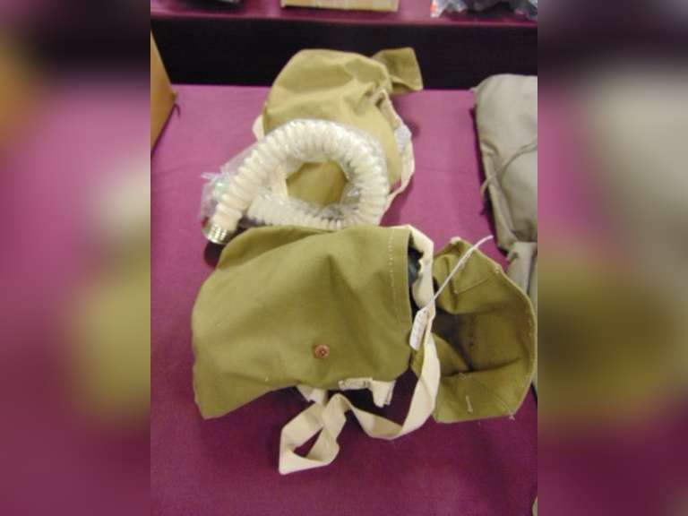 2 gas masks with bags SEE PICS for make & type