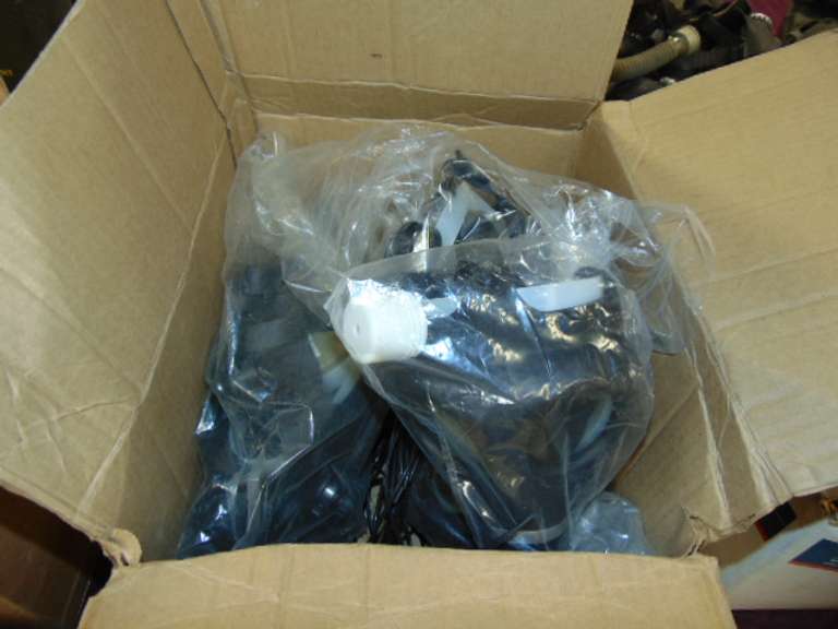 5 various masks (appear to be new) (types & size unknown)