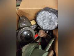 Large group of misc military vehicle parts & other SEE PICS