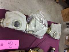 3 gas masks