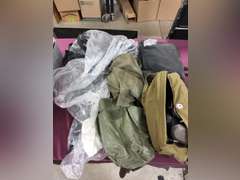 Group: gas masks, bags & other SEE PICS