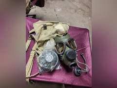 Group of various gas masks SEE PICS
