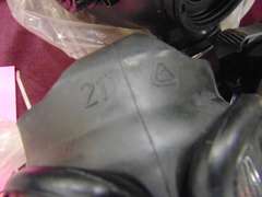 Group misc: gas masks, protective suit & other items SEE PICS