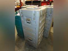 Plastic military case approx 16"x 16"x 46"