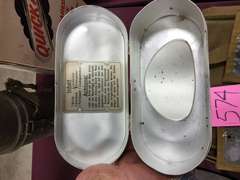 Empty mask can, 10-12 min emergency air mask & other