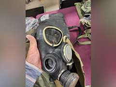 Group: gas masks, bags & other SEE PICS