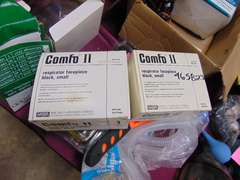 Air hose, respirator, books & other items SEE PICS