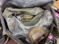 Protective suit in bag, gloves, boots & other