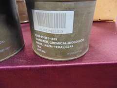 4 masks: M10A1, C2, & two C2A1 (unopened)
