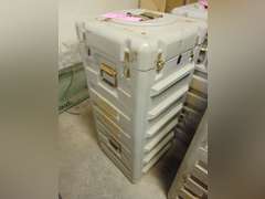 Plastic military case approx 16"x 16"x 46"