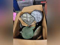 Large group of misc military vehicle parts & other SEE PICS