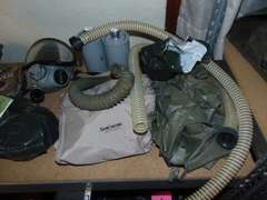 Group misc: filters, gas mask & other SEE PICS