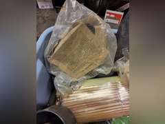Tote misc: plastic bags, filters & other SEE PICS