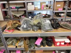 Group of various gas masks & other SEE PICS