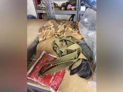 Group of various gas masks & other SEE PICS