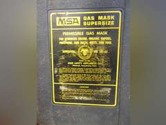 MSA Gas mask in case SEE PICS