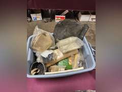 Tote misc: plastic bags, filters & other SEE PICS