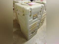 Plastic military case approx 16"x 16"x 46"