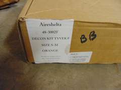 Aireshelta 48-3002F Decon Kit Tyvek F Size S-M Orange & US canvas military water can case (no water can)
