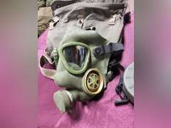 Group of various gas masks SEE PICS