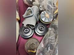 Group misc: gas mask parts, filters, masks, hoses & other SEE PICS
