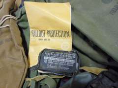 Group of various gas masks, bags & other items SEE PICS