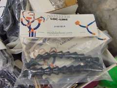 Group misc: NIP Medtronic Physio-Controls, respirators, gloves, NIP Loc-Line modular hose pieces & other