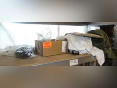 Military coverall, white sheet & other SEE PICS
