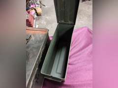 2 metal ammo cans