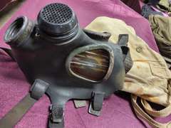 Group of various gas masks SEE PICS