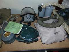 Group misc: filters, gas mask & other SEE PICS